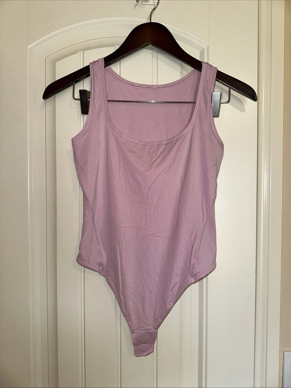 Lululemon Wundermost Ultra-Soft Nulu Square Neck Sleeveless Bodysuit M